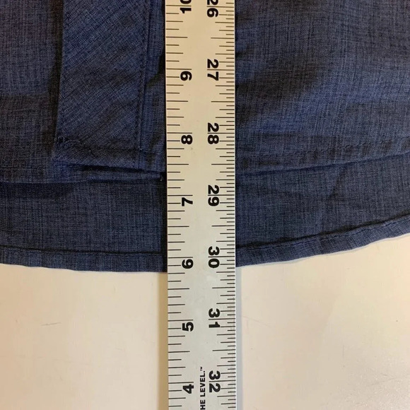 Orvis Men's Classic Collection Blue Heather‎ Button Up Short Sleeve Shirt Size L - Picture 13 of 13